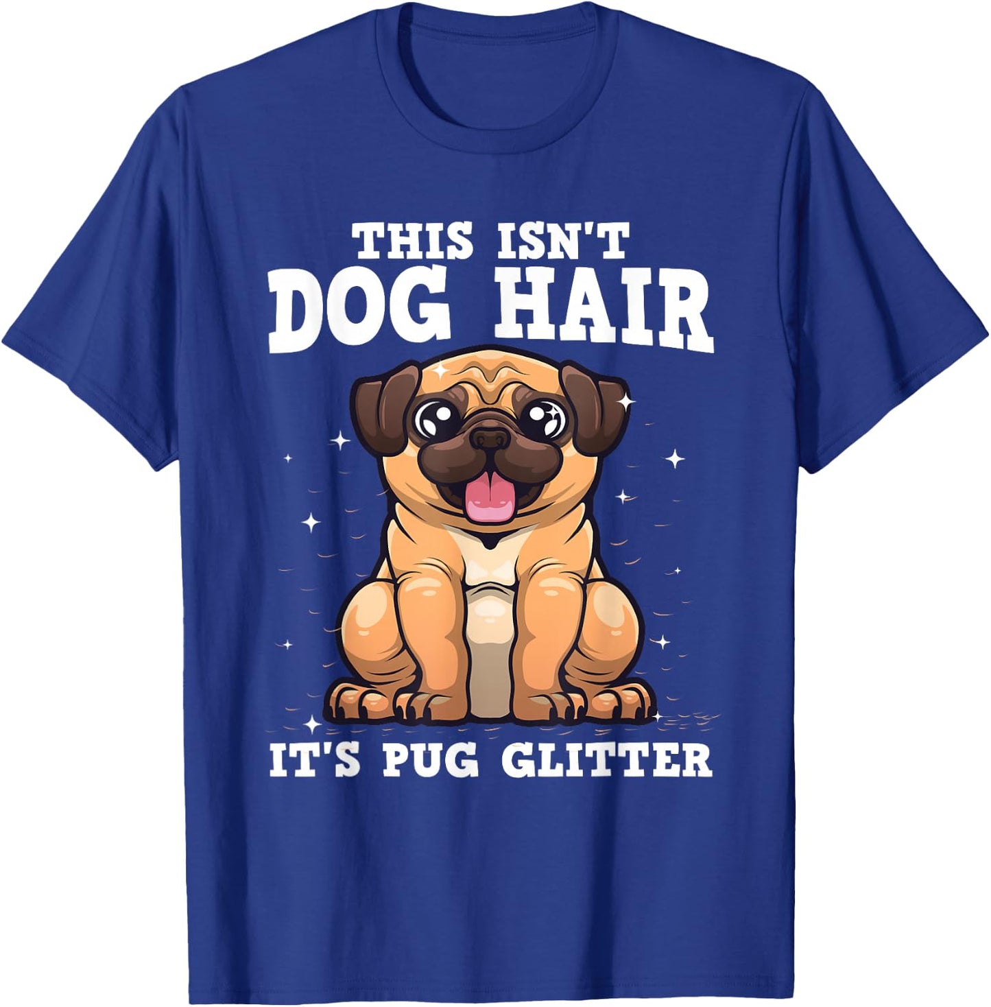 Funny Pug Design Men Kids Pug Dog Animal Lovers T-Shirt - T-Shirt | Royal