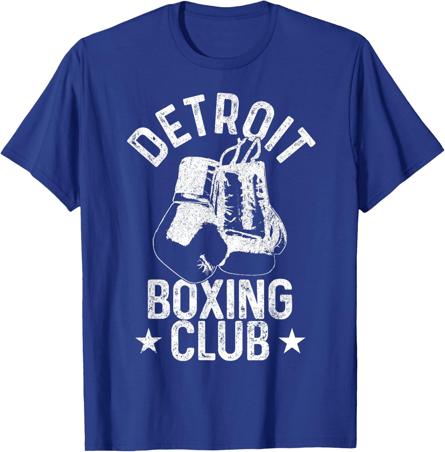Boxing Detroit Michigan Martial Arts Boxer T-Shirt - T-Shirt | Royal