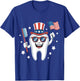 4th Of July Dentist Tooth Dental Patriotic Women Men Kids T-Shirt - T-Shirt | Royal