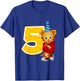 Daniel Tiger's Neighborhood: My 5th Birthday T-Shirt - T-Shirt | Royal