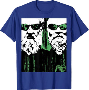 Plato and Socrates Matrix Cave Allegory - Philosopher Shirt T-Shirt - T-Shirt | Royal