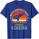 Retro Never Underestimate Old Man With An Ocarina Player Men T-Shirt - T-Shirt | Royal