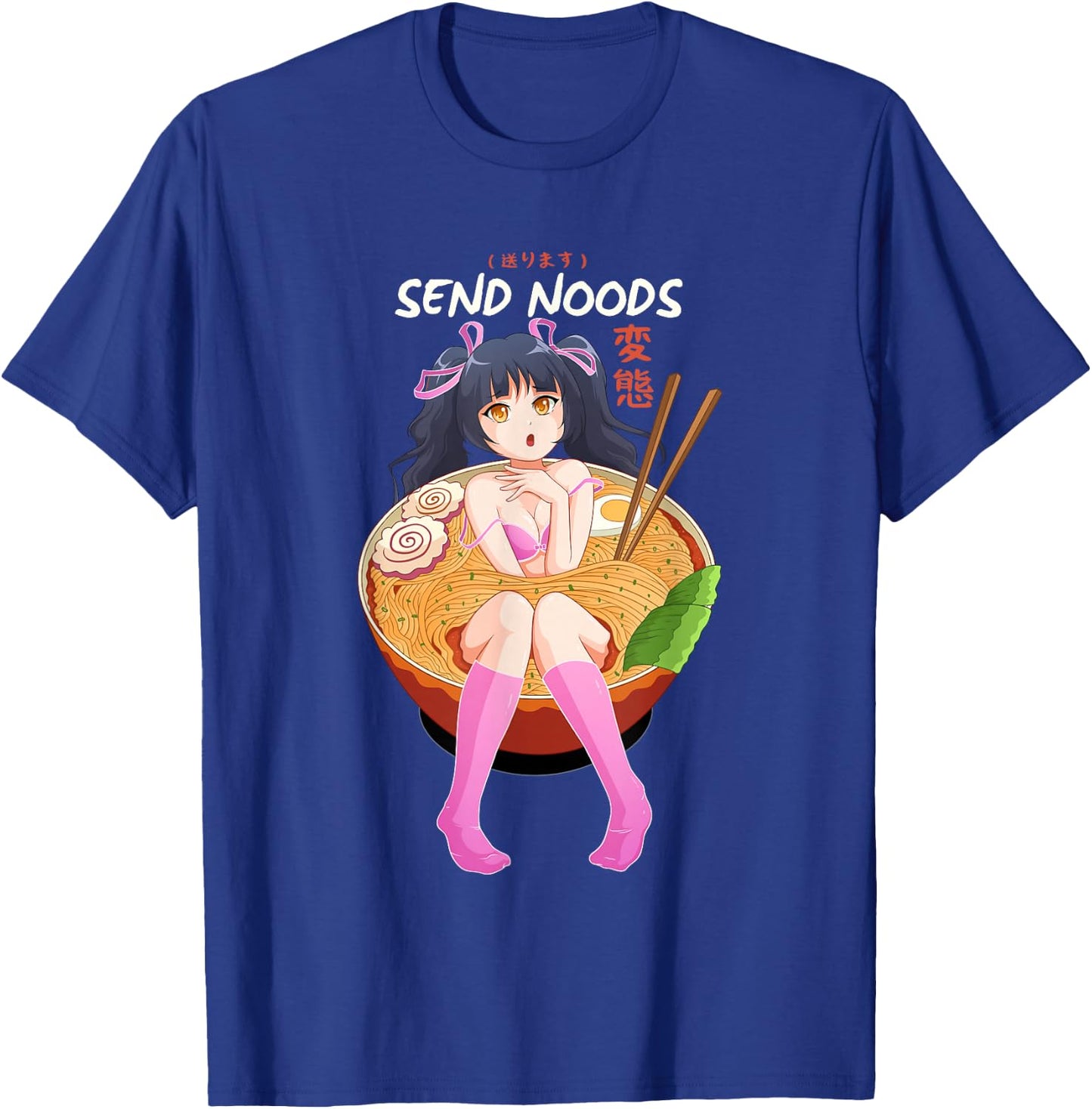 Send Noodles Ramen Pasta Bowl Shabu Shabu T-Shirt - T-Shirt | Royal