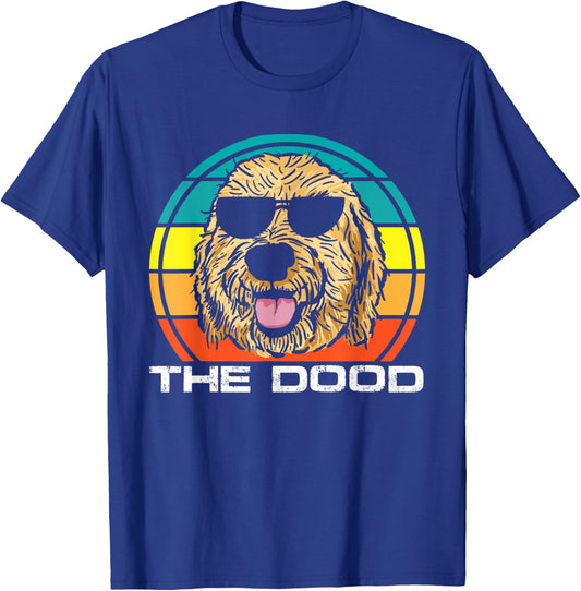 The Dood | Vintage Goldendoodle Dog Owner Women T-Shirt - T-Shirt | Royal