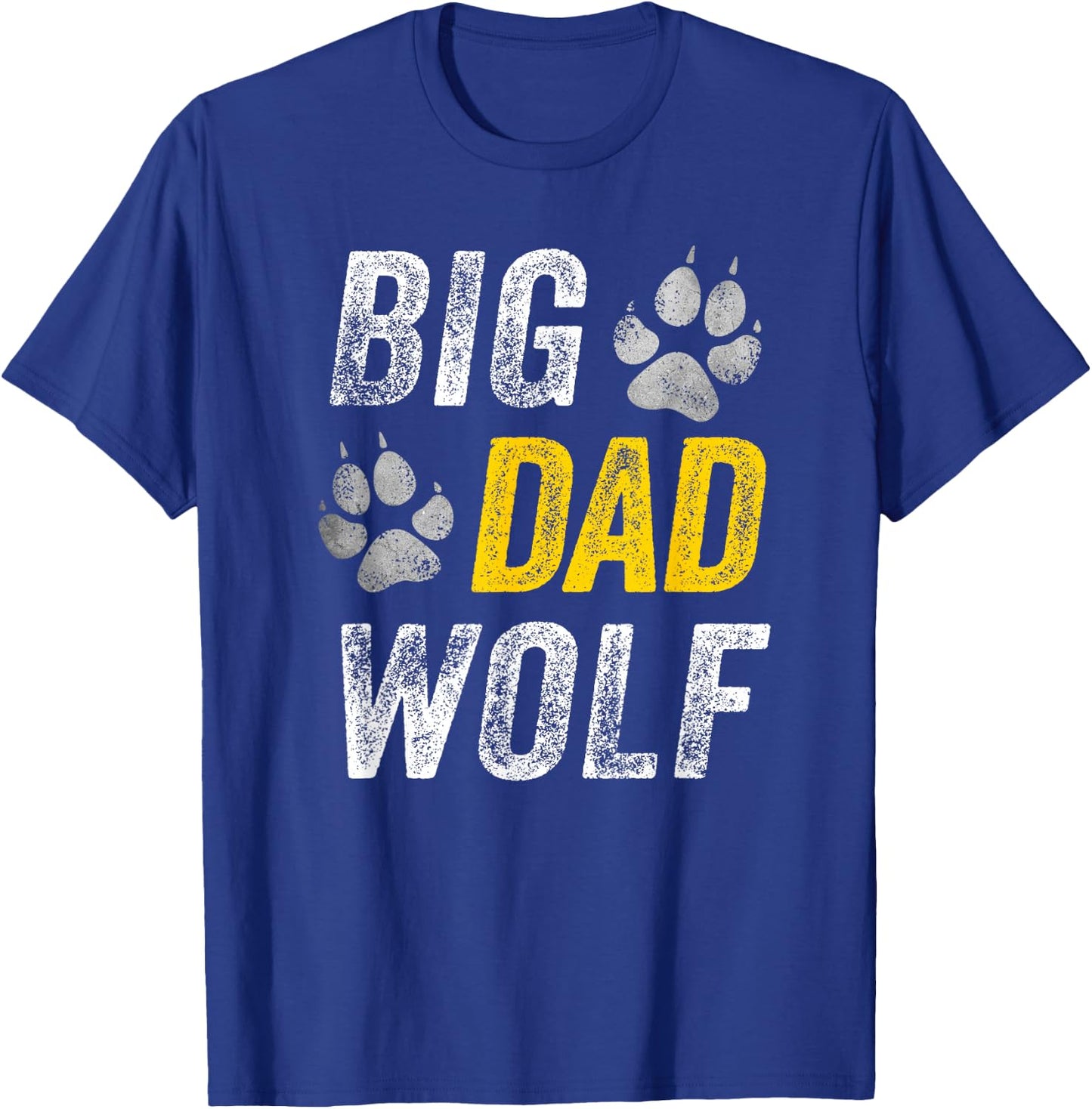 Halloween Shirt Dad Men Funny Lazy Costume Big Dad Wolf T-Shirt - T-Shirt | Royal