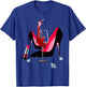 High Heel Shoes, red Lipstick, red Wine Glass and Diamonds T-Shirt - T-Shirt | Royal