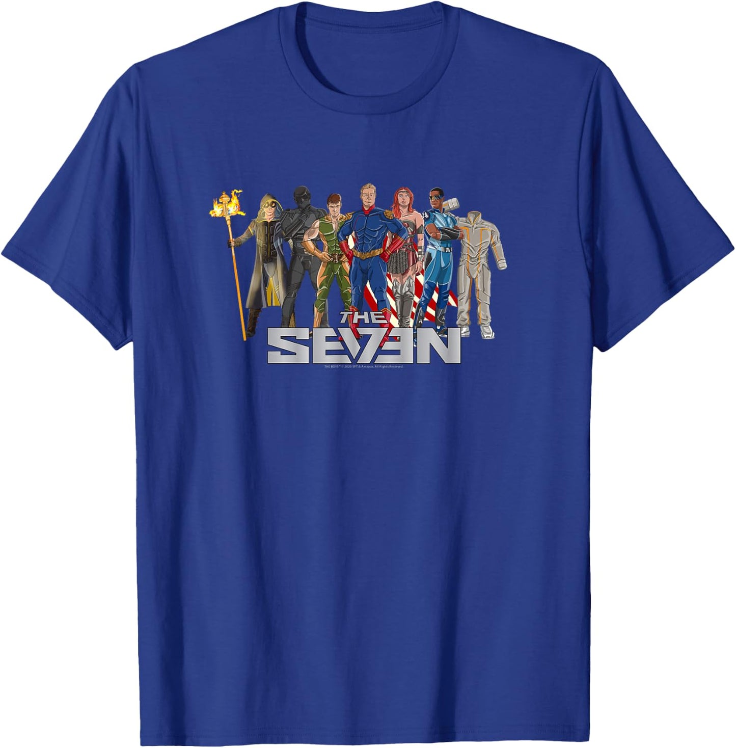 The Boys The Seven Comic Superhero TV Show T-Shirt - T-Shirt | Royal