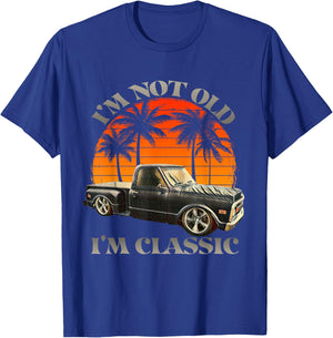 I'm Not Old I'm Classic Retro Vintage Short Bed Pickup Truck T-Shirt - T-Shirt | Royal