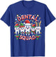 Jolly Dental Squad Celebration Christmas Teeth Dentistry T-Shirt - T-Shirt | Royal