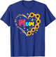 Blessed To Be Called Mom Sunflower Mothers Day T-Shirt - T-Shirt | Royal