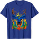 Third Eye Huichol Deer T-Shirt - T-Shirt | Royal