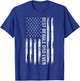 Best Beagle Dad Ever Dog Lover American Flag Patriotic T-Shirt - T-Shirt | Royal