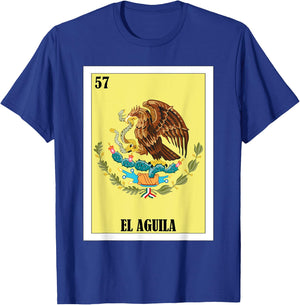 Funny Mexican Flag Design - El Aguila T-Shirt - T-Shirt | Royal
