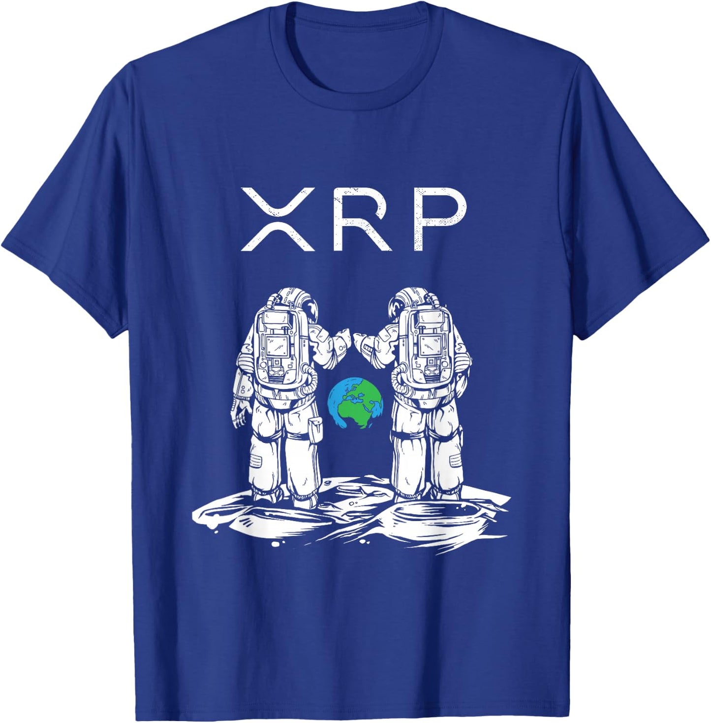 XRP Moon Merch Cryptocurrency Crypto Currency Merchandise T-Shirt - T-Shirt | Royal