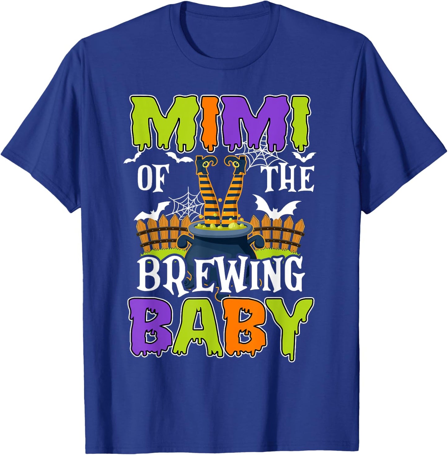 Mimi Of The Brewing Baby Halloween Witch Baby Funny T-Shirt - T-Shirt | Royal