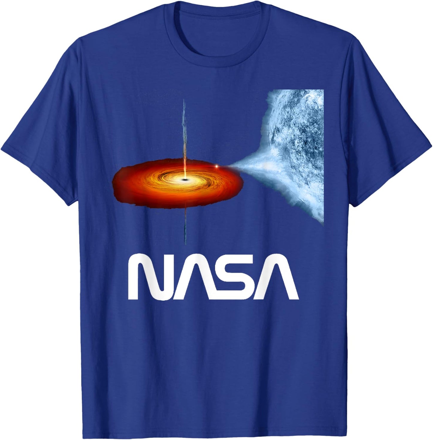 Officially Licensed NASA Cygnus Black Hole Space Geek T-Shirt - T-Shirt | Royal