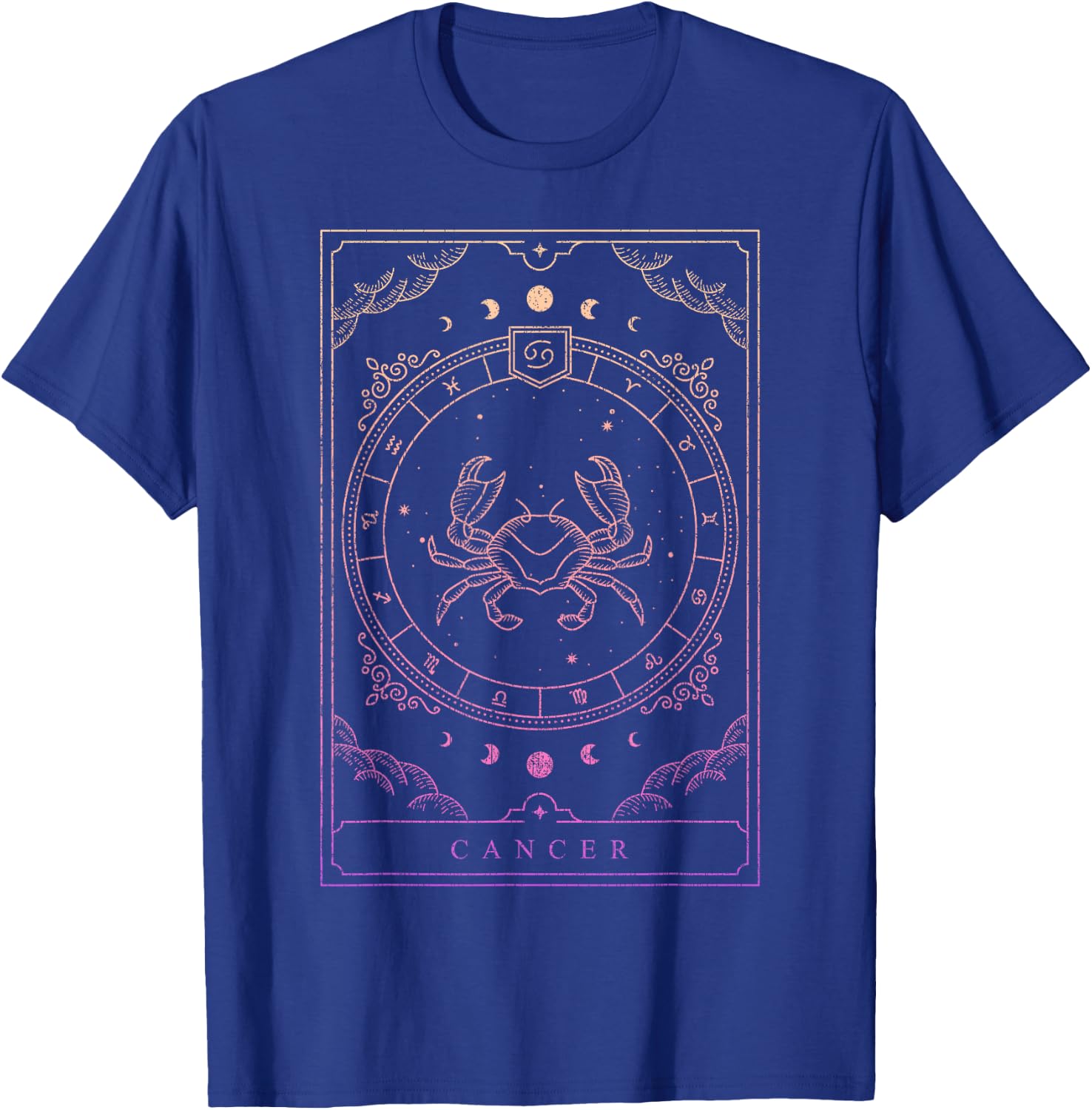 Cancer Birthday Accessory Women Zodiac Sign Cancer T-Shirt - T-Shirt | Royal