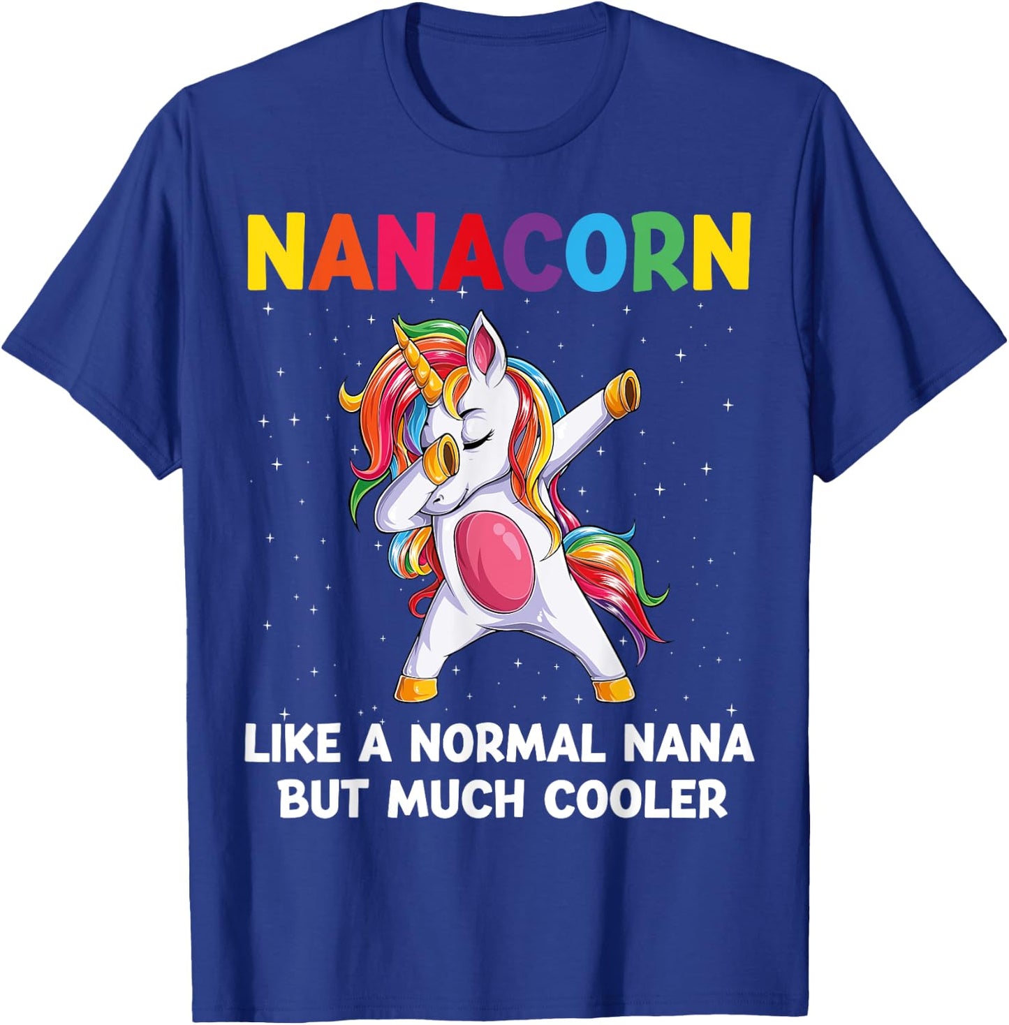 NanaCorn Nana Unicorn Birthday Family Matching Bday Party T-Shirt - T-Shirt | Royal