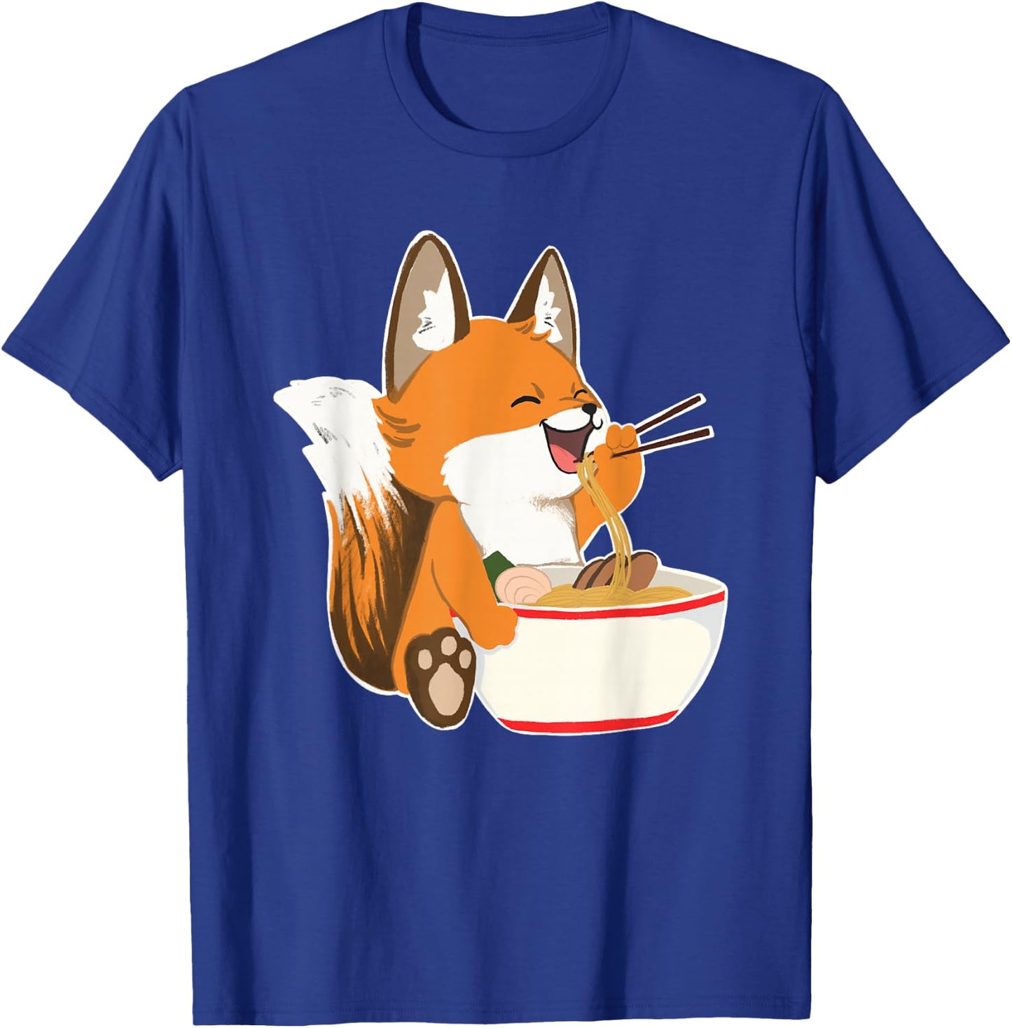 Ramen Fox - Zookeeper Wildlife Lover T-Shirt - T-Shirt | Royal
