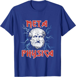 Metaphysica Aristotle Metaphysics Early Greek Philosophy T-Shirt - T-Shirt | Royal