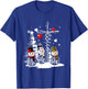 Jesus Christmas Season Faith Love Snowman Christian T-Shirt - T-Shirt | Royal