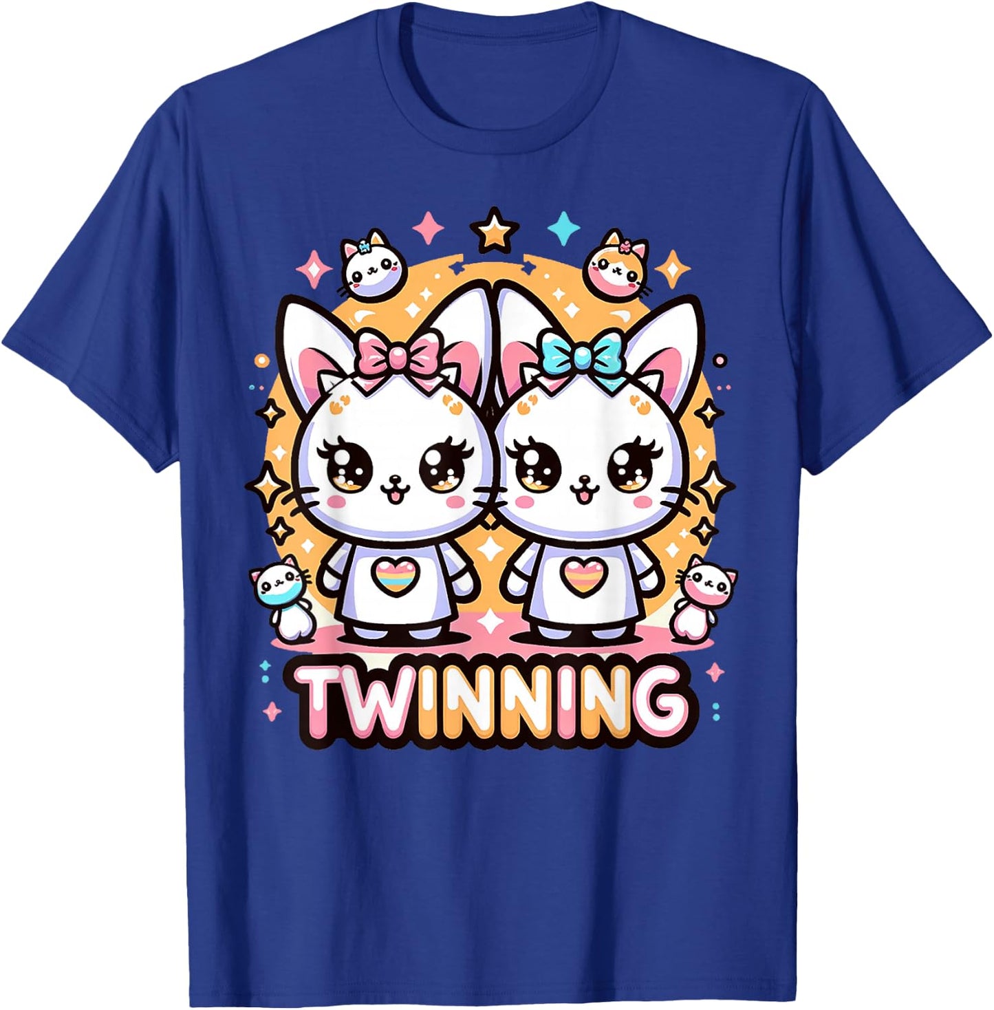 Twinning Shirts Twin to Win Twinsies Yes We're Twin Puppies T-Shirt - T-Shirt | Royal