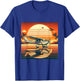 C-172 Skyhawk Vintage C172 Airplane Retro Sunset Pilot T-Shirt - T-Shirt | Royal