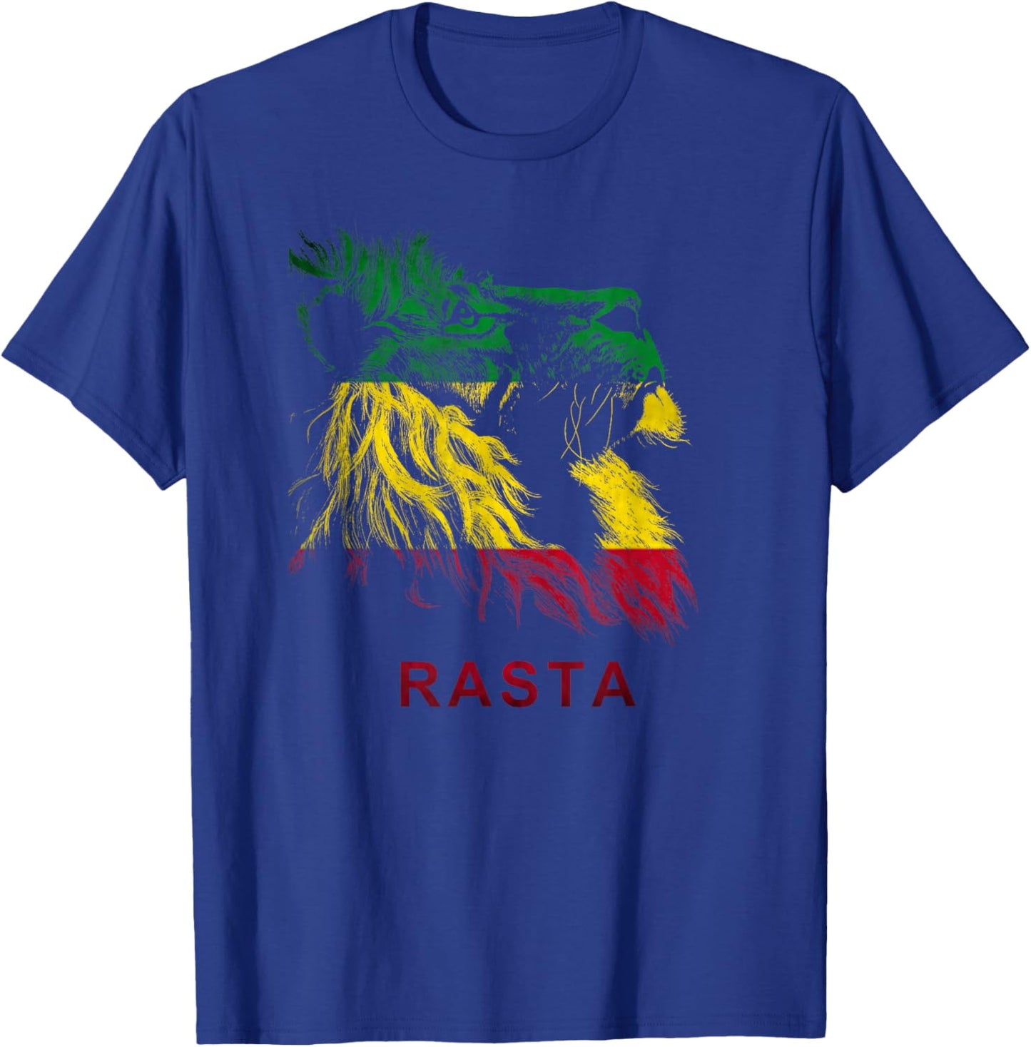 Rasta Lion Rastafari Jamaica Relax Chill T-Shirt - T-Shirt | Royal