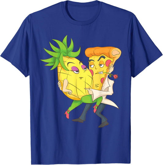 Cool Pizza Slice Pineapple Love Funny Italian Pie Eater Gift T-Shirt - T-Shirt | Royal