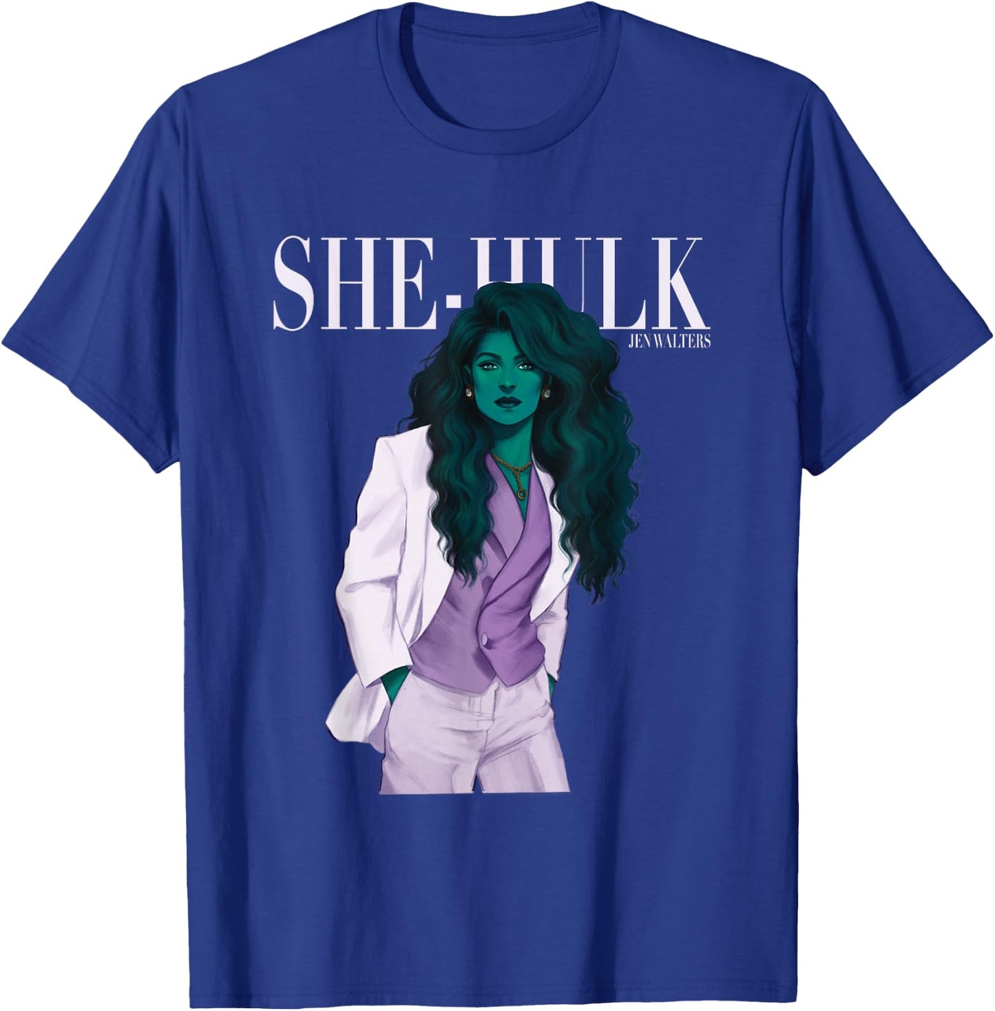 Marvel Avenger She-Hulk Jen Walters Women’s History Month T-Shirt - T-Shirt | Royal