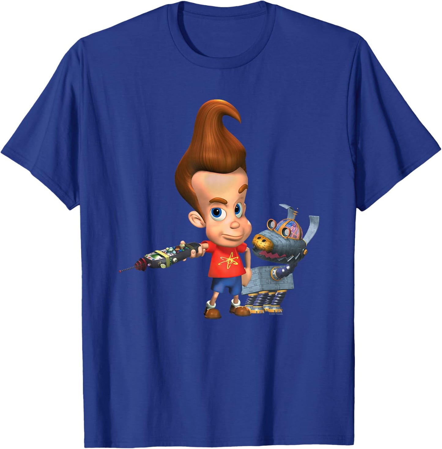 Jimmy Neutron Goddard T-Shirt - T-Shirt | Royal