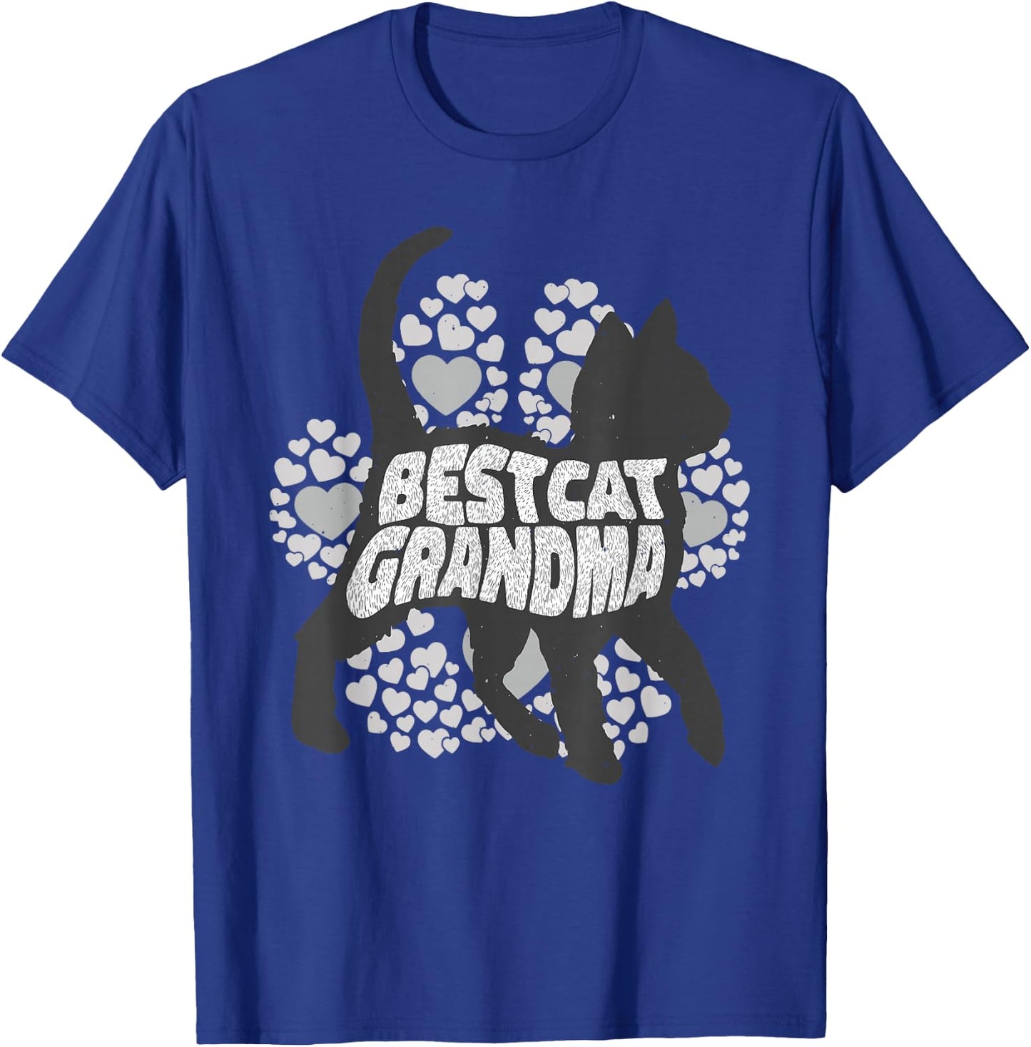 Best Cat Grandma T-Shirt - T-Shirt | Royal