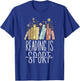 Reading Is My Favorite Sport T-Shirt - T-Shirt | Royal