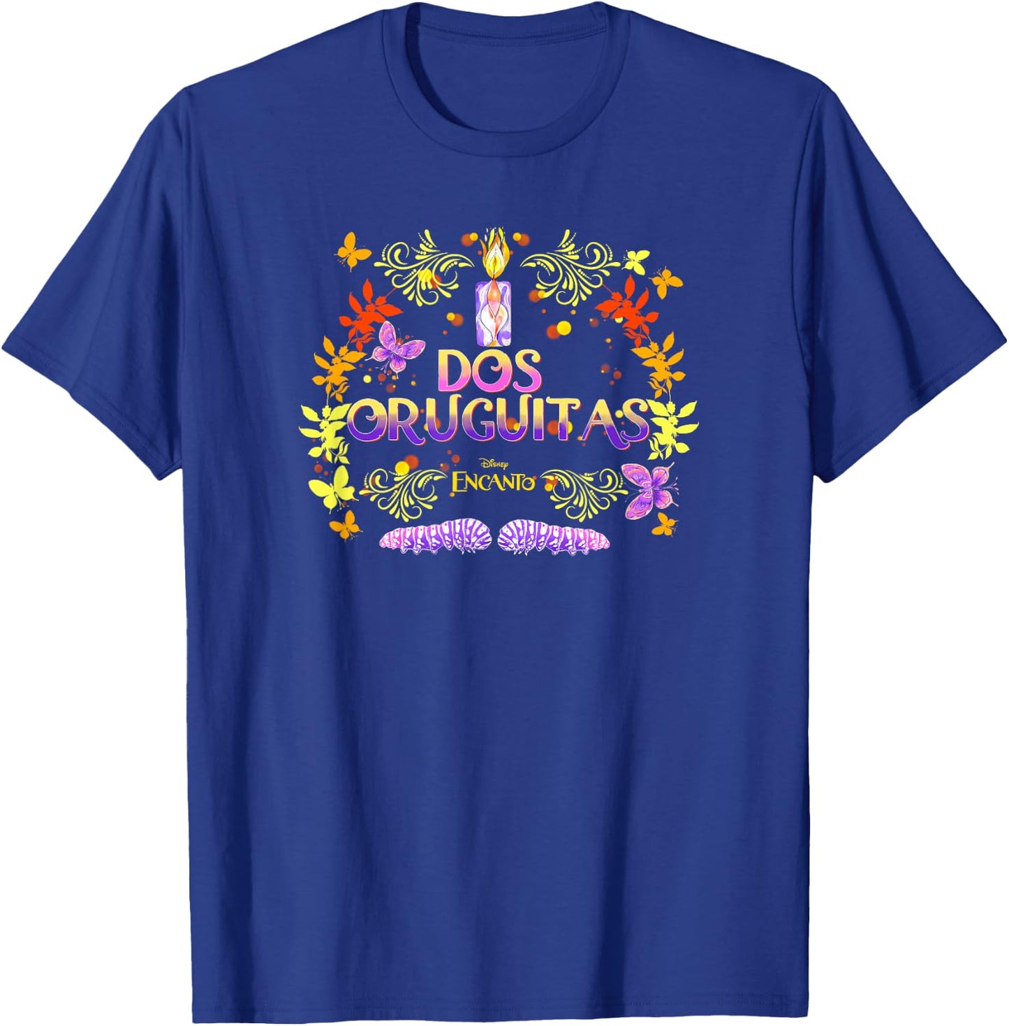 Disney Encanto Dos Oruguitas Candle Portrait T-Shirt - T-Shirt | Royal