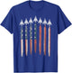 F117 Stealth Fighter Airplane USA Flag Nighthawk 4th Of July T-Shirt - T-Shirt | Royal