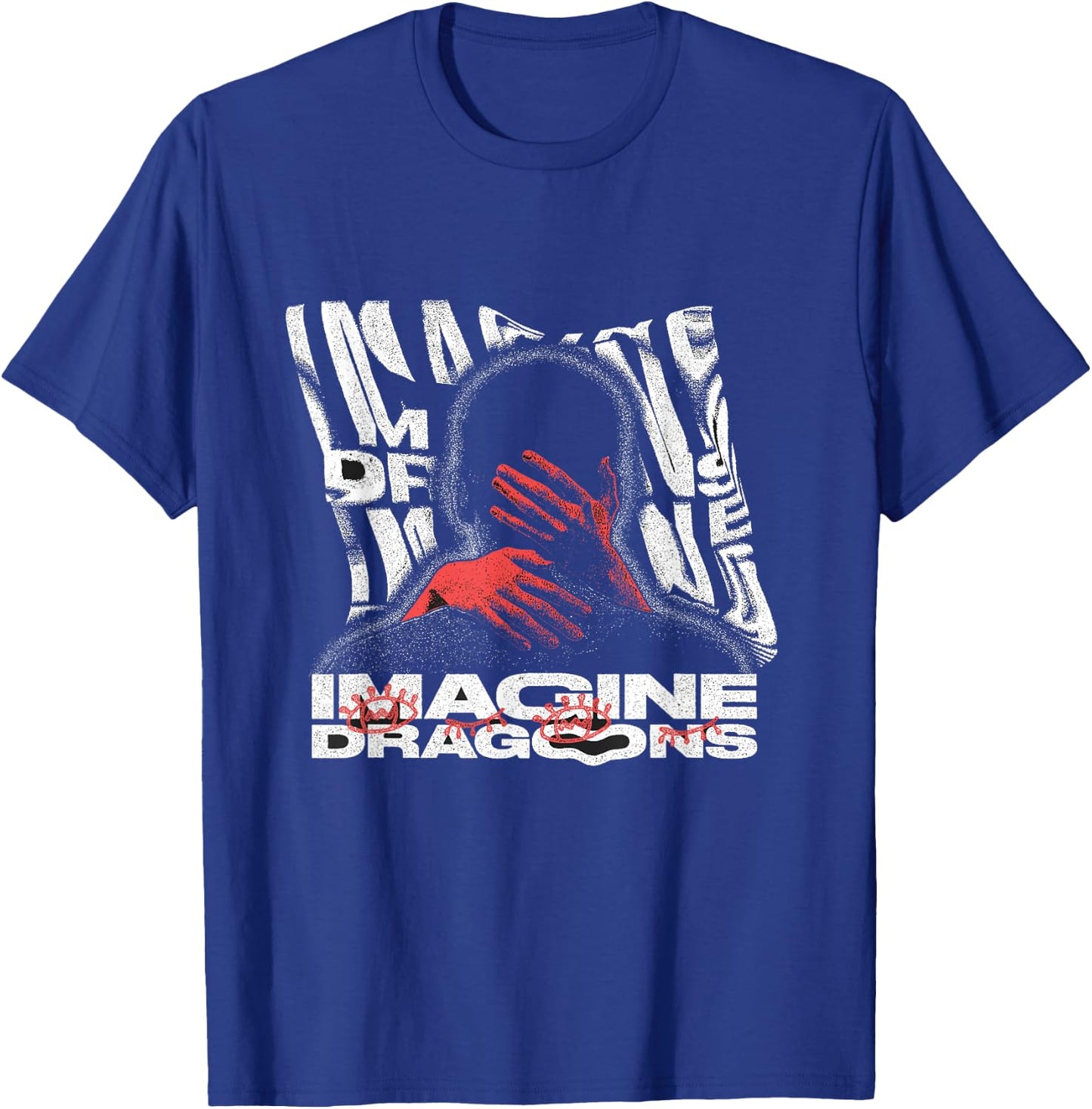 Official Imagine Dragons Exclusive Warp Hands T-Shirt - T-Shirt | Royal