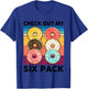 Donut Shirt Check Out My Six Pack 6-Pack Boys Girls Doughnut T-Shirt - T-Shirt | Royal
