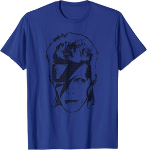David Bowie - Lightning T-Shirt - T-Shirt | Royal