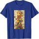 Vibrant Mosaic Tiles Floral Botanical Floral T-Shirt - T-Shirt | Royal