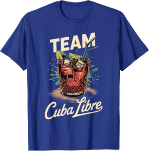 Hen Party Team Cuba Libre Cocktail for Bartender T-Shirt - T-Shirt | Royal