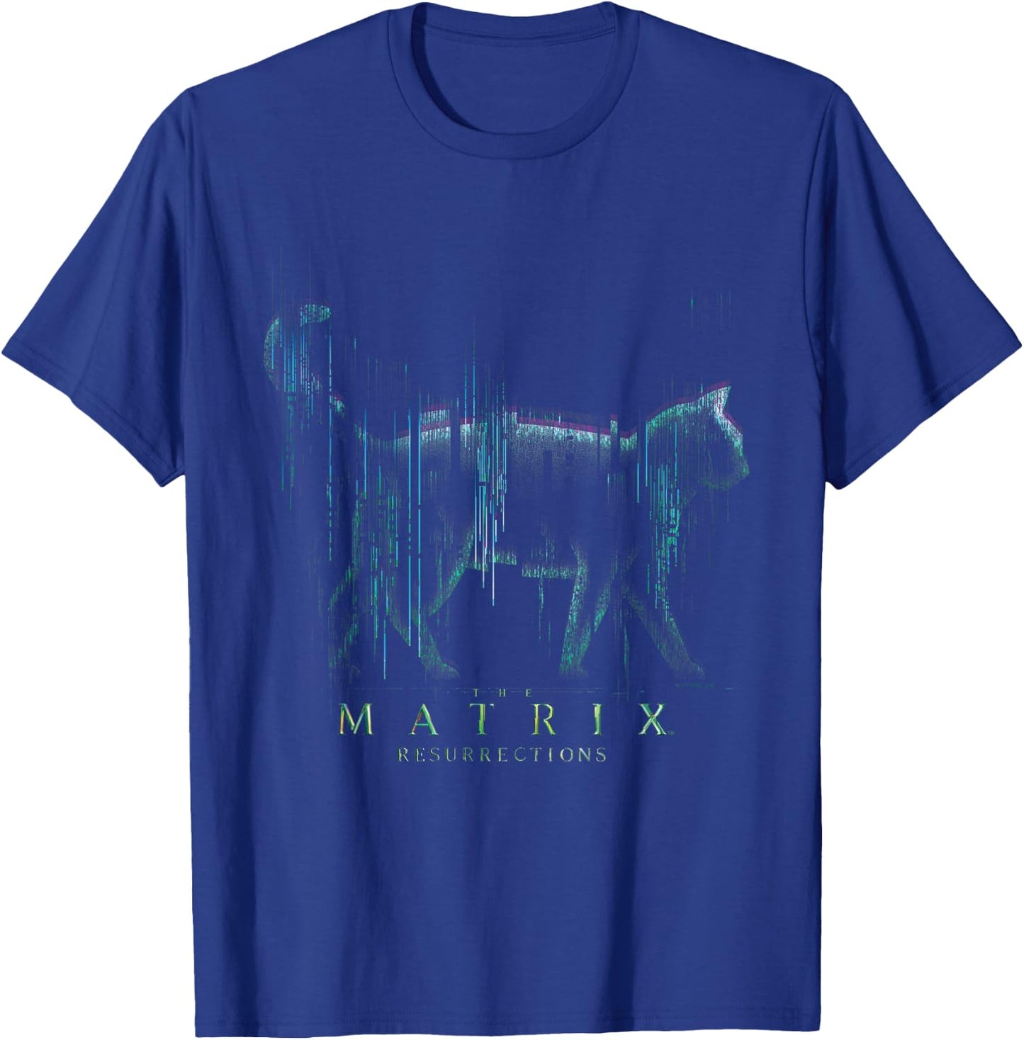 The Matrix 4 Techno Cat T-Shirt - T-Shirt | Royal