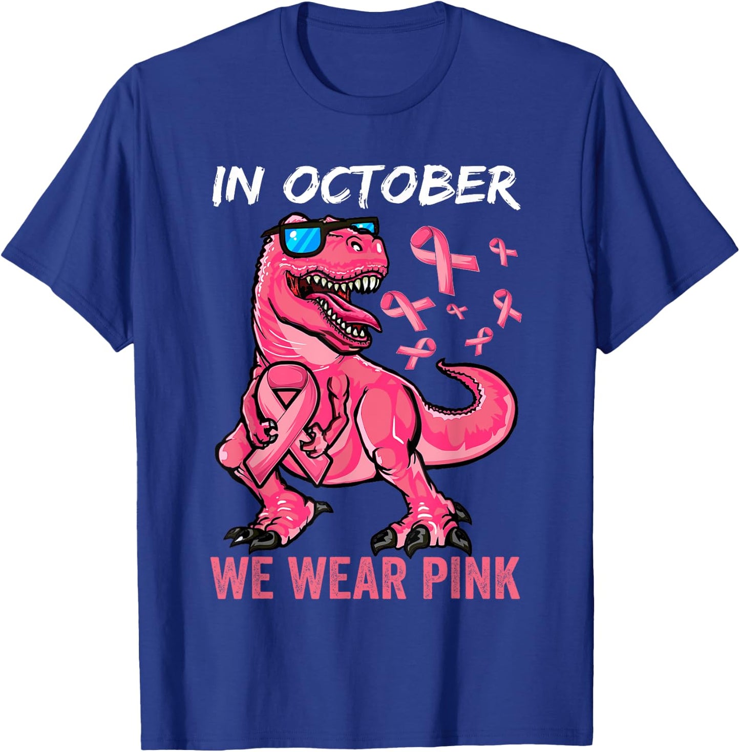 Breast Cancer Shirt for Boys, Breast Cancer Shirts for Kids T-Shirt - T-Shirt | Royal