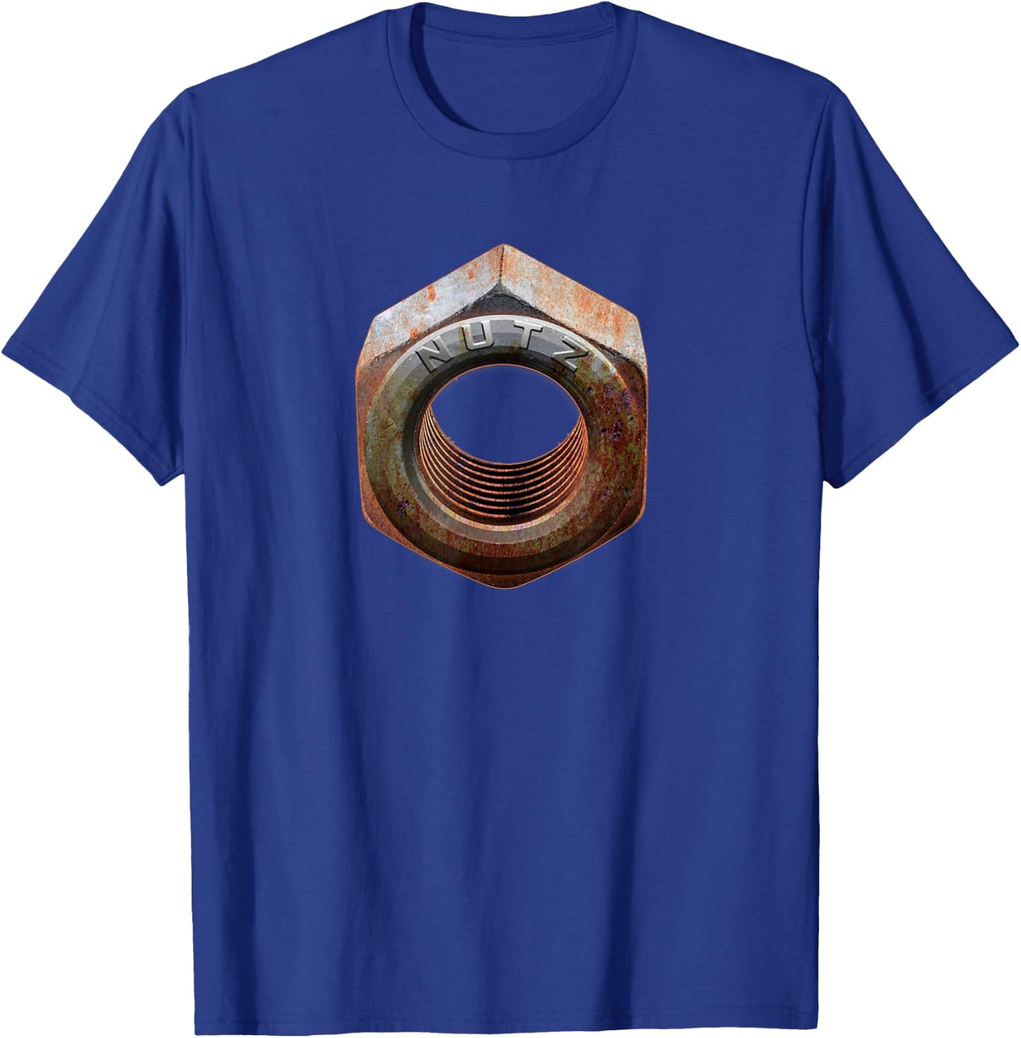 Rusty Old Nuts and Bolts T-Shirt - T-Shirt | Royal