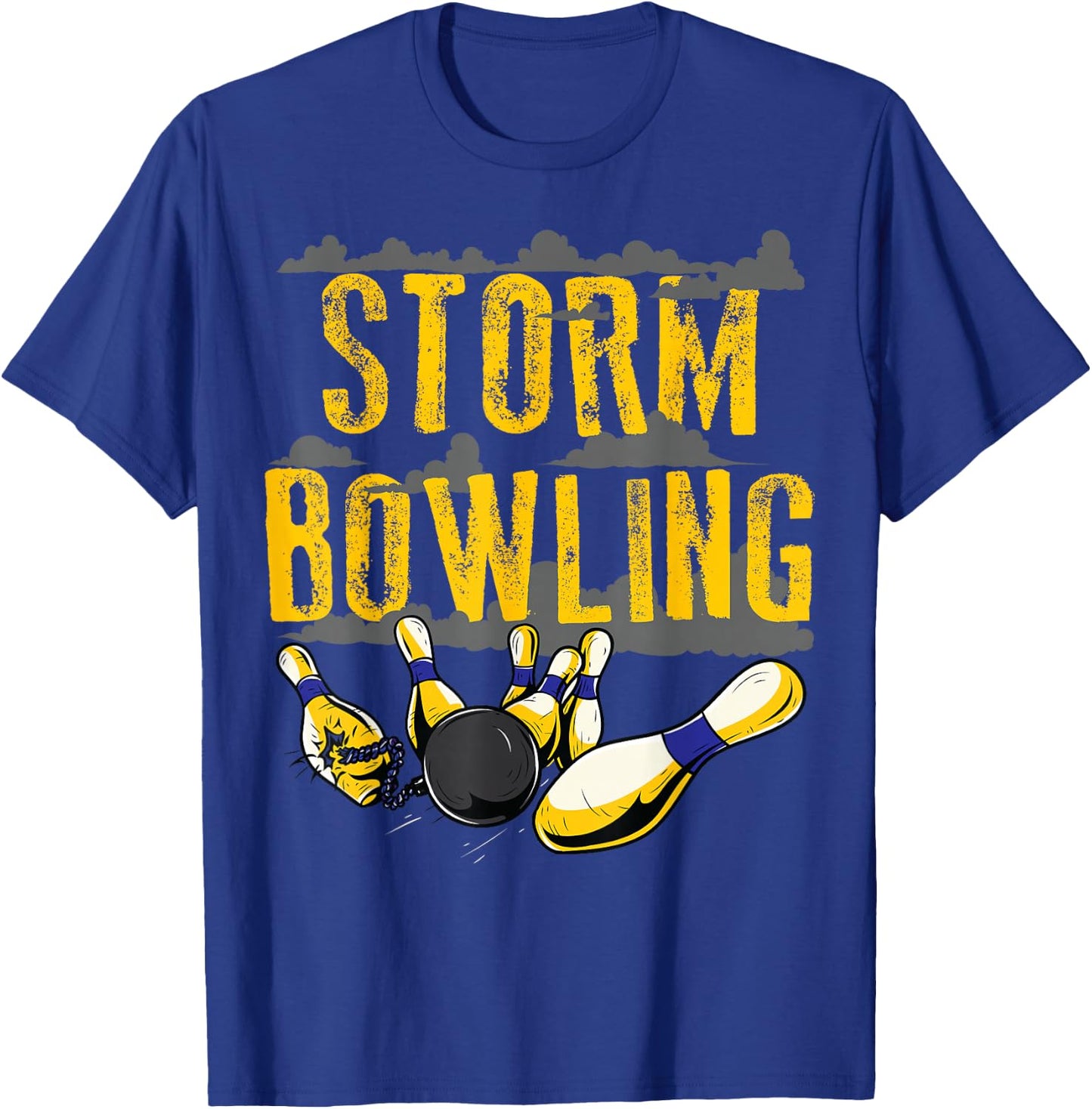 Storm Bowling Funny Matching Bowling Team Shirts T-Shirt - T-Shirt | Royal
