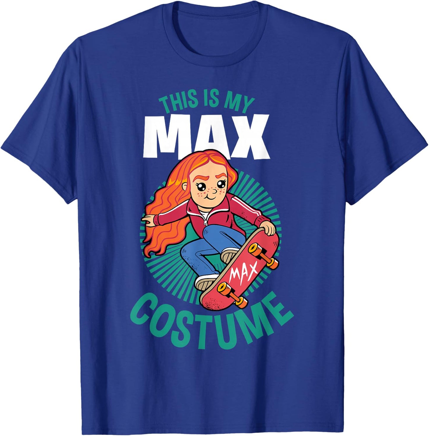 Stranger Things Halloween This Is My Max Costume T-Shirt - T-Shirt | Royal