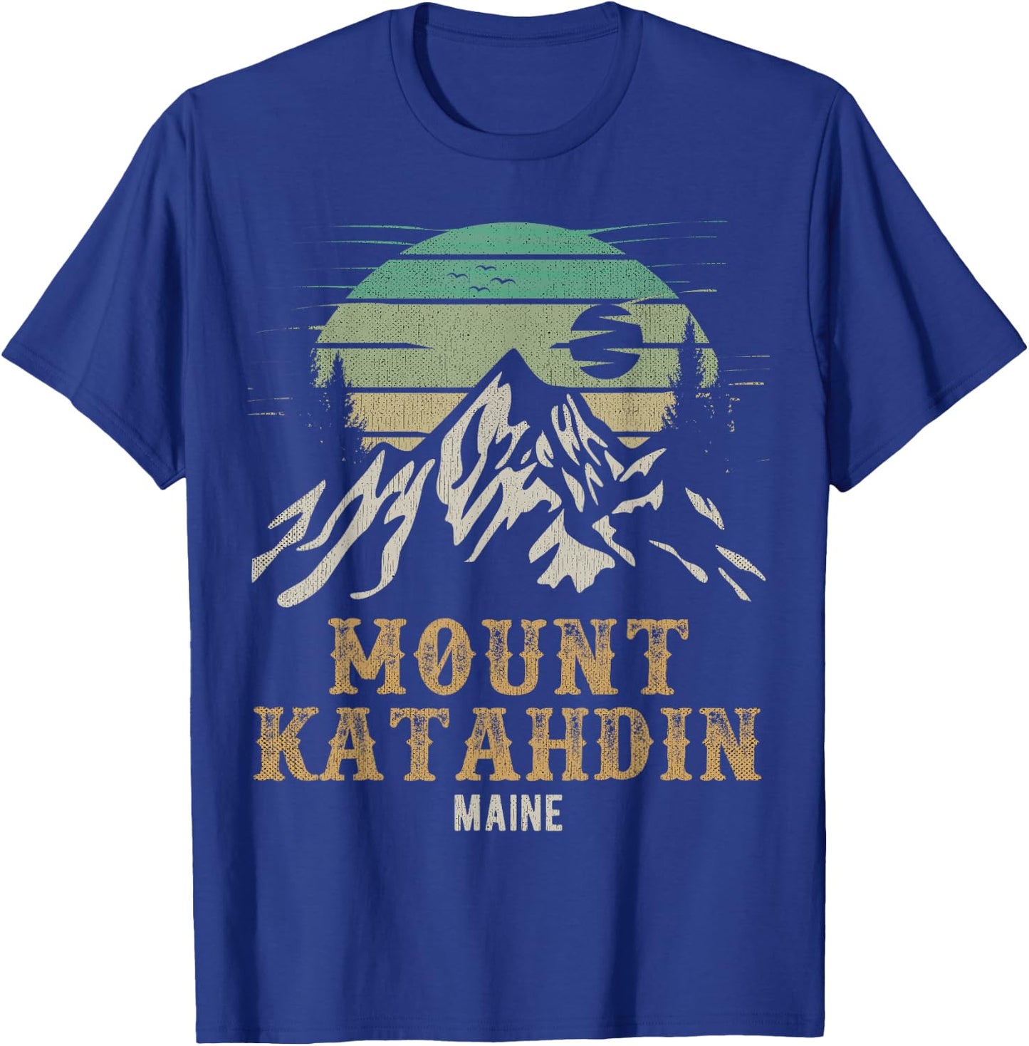 Mount Katahdin National Park Merchandise Hiking Mt Katahdin T-Shirt - T-Shirt | Royal