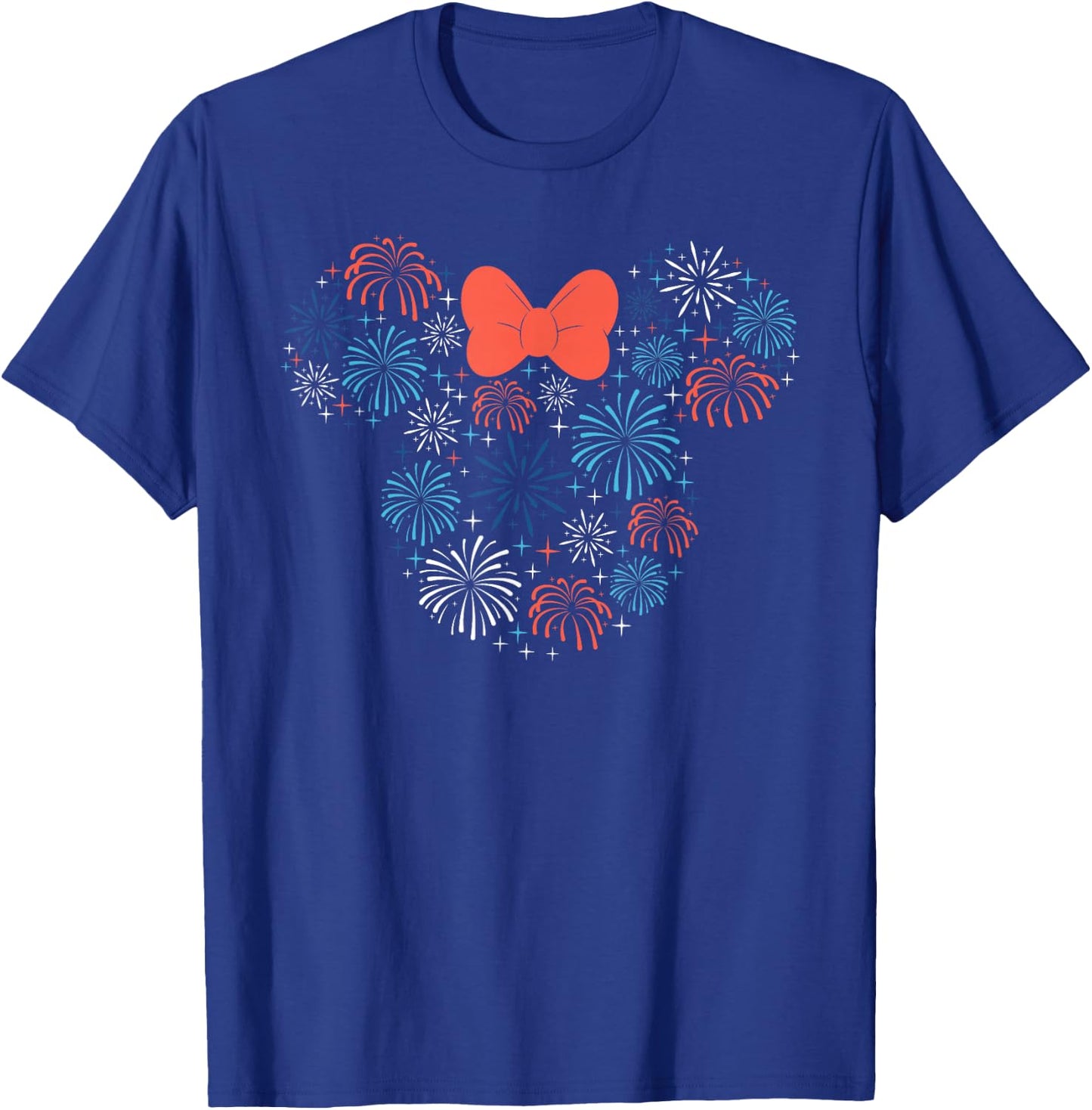 Disney Minnie Mouse Fireworks Americana Small T-Shirt - T-Shirt | Royal