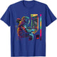 Retro Arcade Planets Universe Gaming Astronaut T-Shirt - T-Shirt | Royal