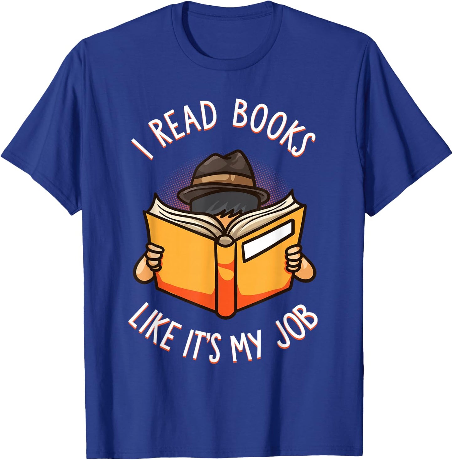 Reading Book Lover Funny Librarian Bibliophile Teacher T-Shirt - T-Shirt | Royal