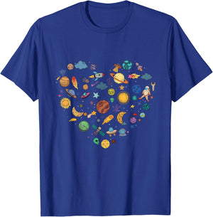 Our Solar System planet, Science Education Space kids boys T-Shirt - T-Shirt | Royal